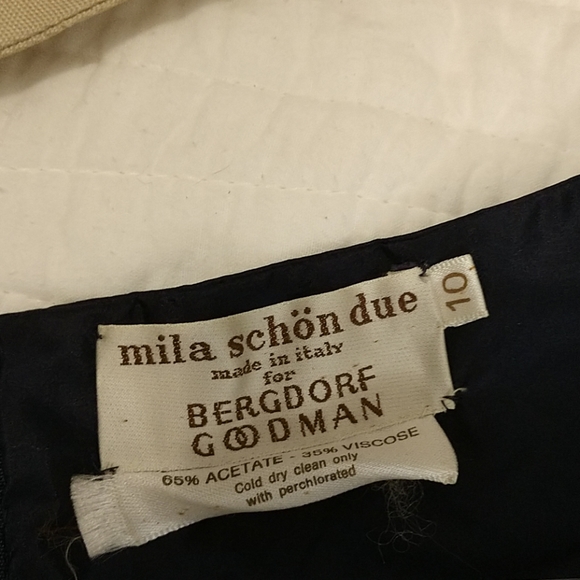 Mila Schon Due velvet & viscose party dress, 10 - Picture 8 of 8